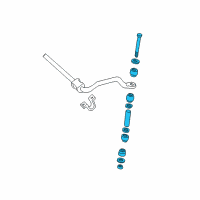 OEM Chevrolet Express 3500 Link Asm-Front Stabilizer Shaft Diagram - 15963924