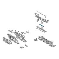 OEM 2012 Toyota Corolla Outer Panel Upper Plate Diagram - 55749-02050