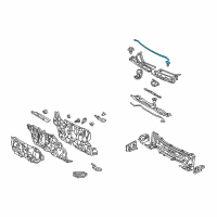 OEM 2010 Toyota Matrix Weatherstrip Diagram - 53383-02130