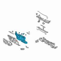 OEM Toyota Matrix Insulator Diagram - 55210-02300