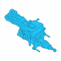 OEM Mercury Master Cylinder Diagram - 8M6Z-2140-A