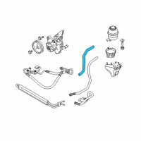 OEM BMW 330i Suction Hose Diagram - 32-41-6-850-582