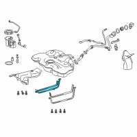 OEM 2012 Scion tC Tank Strap Diagram - 77601-21070