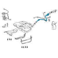OEM 2014 Scion tC Filler Pipe Diagram - 77201-21111
