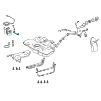 OEM 2016 Scion tC Fuel Gauge Sending Unit Diagram - 83320-21170