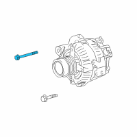 OEM Toyota Highlander Pulley Mount Bolt Diagram - 90080-10111