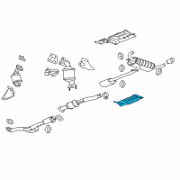 OEM 2014 Chevrolet Equinox Heat Shield Diagram - 25792424