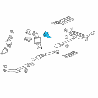 OEM 2015 Chevrolet Equinox Heat Shield Diagram - 20843370