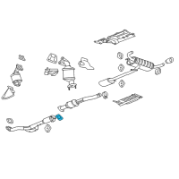 OEM Chevrolet Captiva Sport Center Pipe Gasket Diagram - 22741672