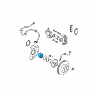 OEM Nissan Sentra Bearing Assy-Front Wheel Diagram - 40210-4Z000