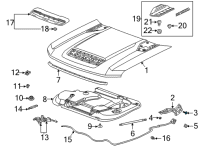 OEM 2021 Chevrolet Tahoe Mount Bolt Diagram - 11561763