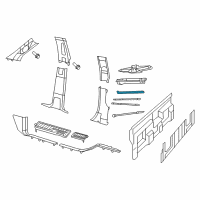 OEM 2017 Ram 2500 Rod-Jack Diagram - 68541122AA