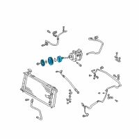 OEM 2002 Toyota Prius Clutch & Pulley Diagram - 88410-47030