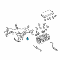 OEM 2012 Honda Civic Relay, Module Diagram - 38830-TR2-A01