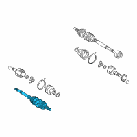 OEM Toyota Prius Outer Joint Assembly Diagram - 43470-49077