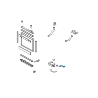 OEM 2007 Lexus LS460 Hose, Radiator To Reserve Diagram - 16567-38011