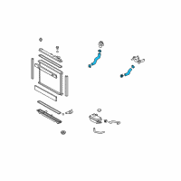 OEM 2008 Lexus LS460 Clip, Hose Diagram - 90466-A0024