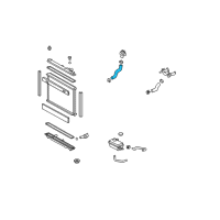 OEM 2012 Lexus LS460 Hose, Radiator, NO.2 Diagram - 16572-38110