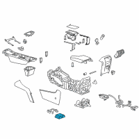 OEM 2013 Chevrolet Malibu Module Diagram - 13478887