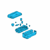 OEM 2010 Hummer H3T Block Asm-Fuse Diagram - 94730534