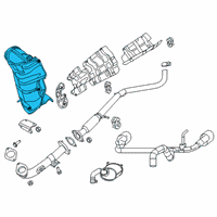 OEM 2013 Dodge Dart Converter-Exhaust Diagram - 68199079AB