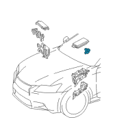 OEM Lexus GS F Block Assembly, Relay Diagram - 82660-30B90