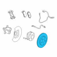 OEM 2017 Buick Regal Rotor Diagram - 23118533