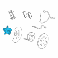 OEM 2011 Buick Regal Caliper Diagram - 13581003