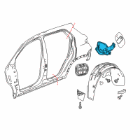 OEM 2022 Chevrolet Equinox Fuel Pocket Diagram - 84120079