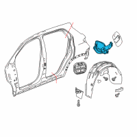 OEM Chevrolet Fuel Pocket Diagram - 84120080