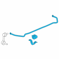 OEM 2018 Chevrolet Impala Stabilizer Bar Diagram - 13281795