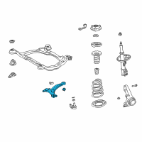 OEM 1998 Toyota Camry Lower Control Arm Diagram - 48069-33031