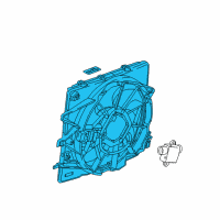 OEM 2021 Chevrolet Camaro Fan Assembly Diagram - 84821759