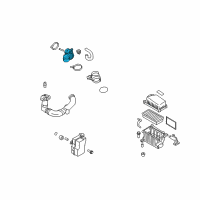 OEM 2006 Hyundai Accent Hose-Air Intake Diagram - 28138-1G200