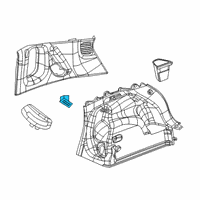 OEM 2017 Jeep Compass Lamp-Courtesy Diagram - 68334655AA