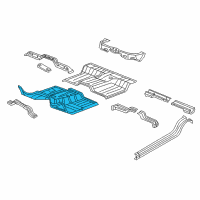 OEM 2015 Ram 2500 Pan-Front Floor Diagram - 68268050AD