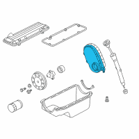 OEM 1987 Buick Skyhawk Cover, Engine Front Diagram - 14090022