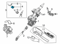 OEM 2022 Kia Seltos Lock Key & Cylinder Set Diagram - 81905Q5310