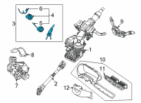 OEM Kia Seltos Steering Key Sub Set Diagram - 81900Q5D00