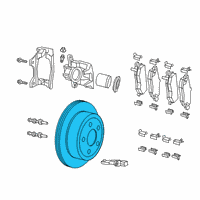 OEM Jeep Gladiator Rotor-Brake Diagram - 68321343AC