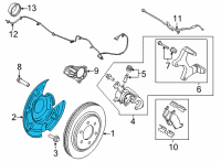 OEM 2022 Ford F-150 SHIELD - SPLASH Diagram - ML3Z-2C028-AA