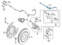 OEM 2022 Ford F-150 HOSE ASY - BRAKE Diagram - ML3Z-2282-G