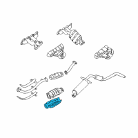 OEM 1999 Nissan Frontier Shelter-Converter, Lower Diagram - 20853-3S600