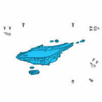 OEM 2022 Lexus RX350 Headlamp Assembly, Right Diagram - 81110-0E570