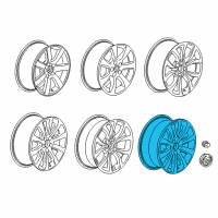 OEM 2016 Cadillac ATS Wheel Diagram - 23483724