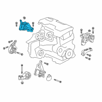 OEM 2017 Buick Verano Side Transmission Mount Diagram - 13248541