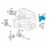 OEM 2013 Buick Verano Mount Diagram - 13347447