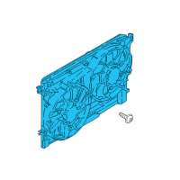 OEM Ford Fusion Fan Assembly Diagram - G3GZ-8C607-A