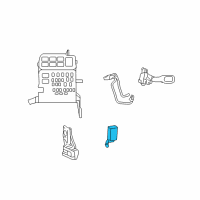 OEM 2006 Lexus RX400h Computer Assy, Cruise Control Diagram - 88240-48100