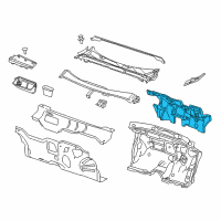 OEM 2018 Chevrolet Impala Insulator Diagram - 23133101